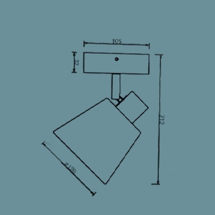 Applique murale en osier – Éclairage LED design naturel