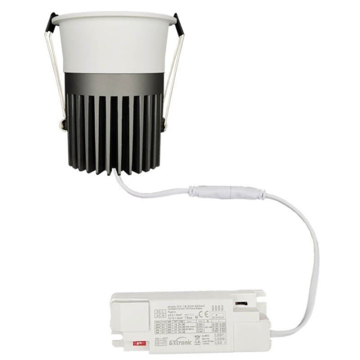 Spot encastré LED 18W-24W design - 38° - UGR11 - CCT