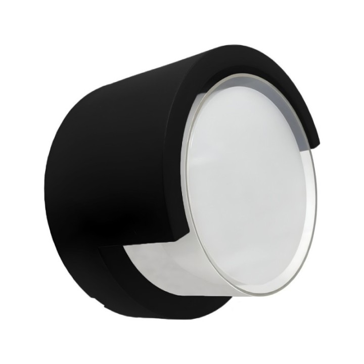 Applique murale LED ronde noir 15W – CCT réglable – Étanche IP65