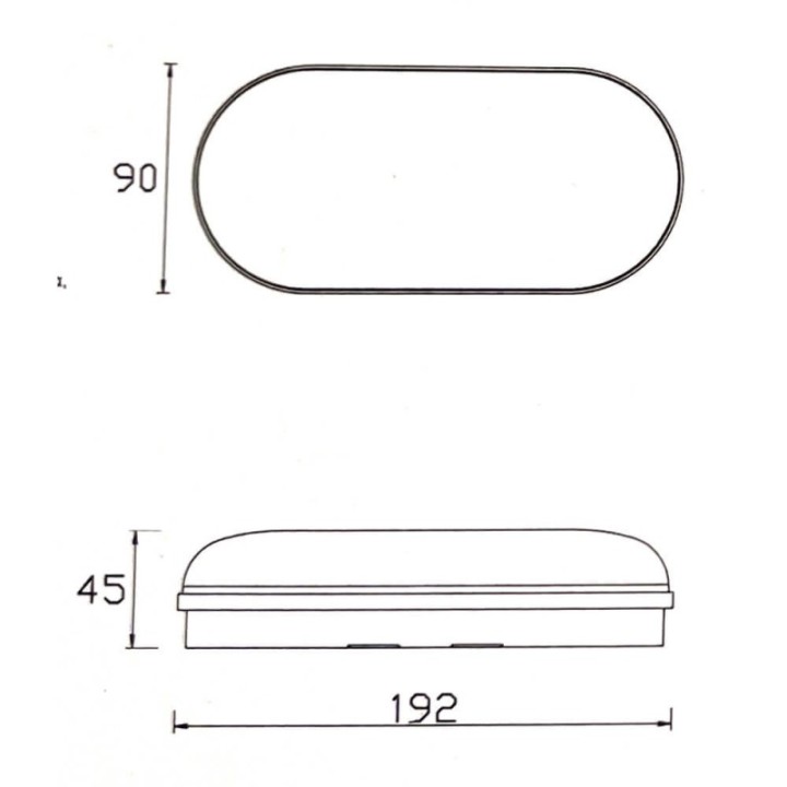 Applique murale LED 12W – Éclairage intérieur/extérieur IP65