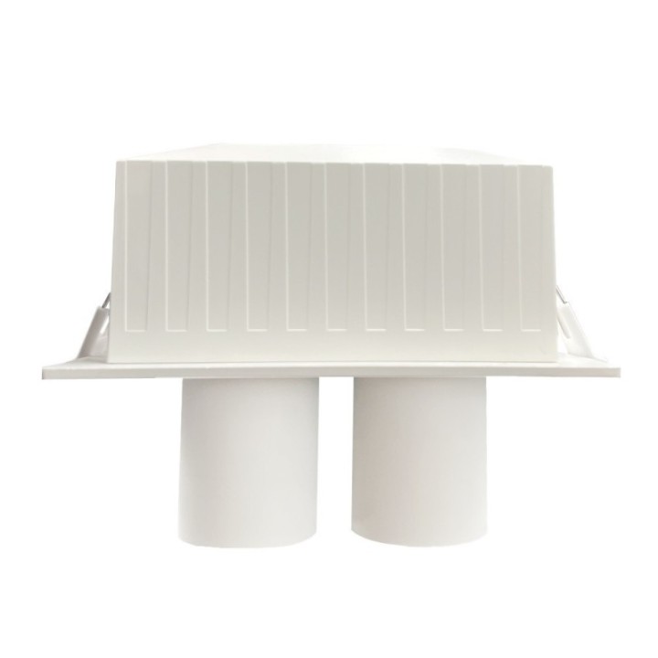 Spot LED rectangulaire 12 watts - double périscope - CCT