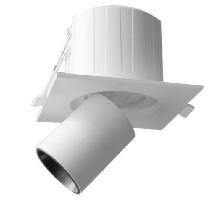 Spot LED 6W - PERISCOPIQUE ORIENTABLE - Carré - CCT
