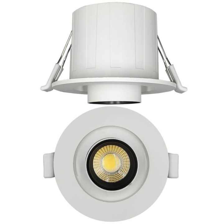Spot LED 6W - PERISCOPIQUE ORIENTABLE - rond - CCT