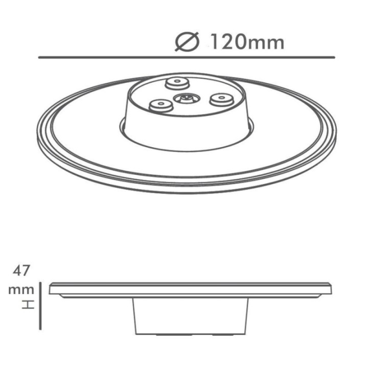 Applique murale LED 9 watts IP65 – Couleur CCT sélectionnable – Polycarbonate