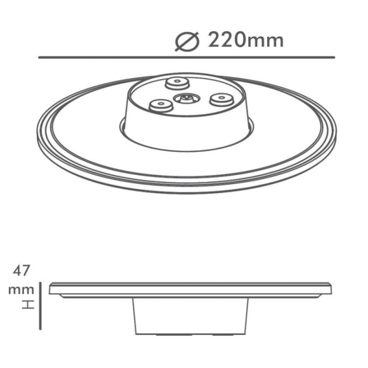 Applique murale LED 15 watts - IP65 – CCT - Lumière indirecte - Polycarbonate