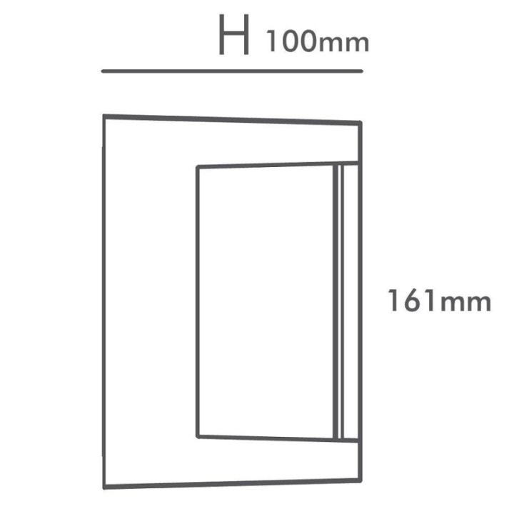 Applique murale LED 15W – CCT réglable – Étanche IP65