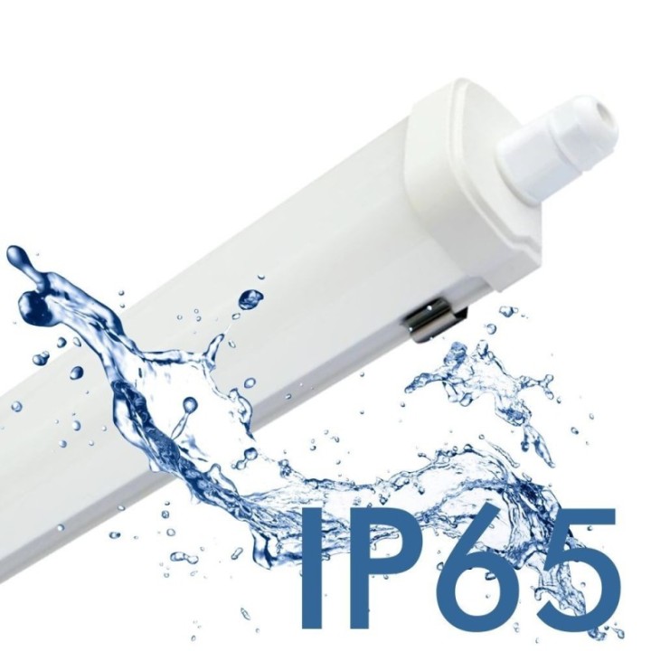 Luminaire linéaire 120 cm étanche extérieur IP65 se connecte facilement