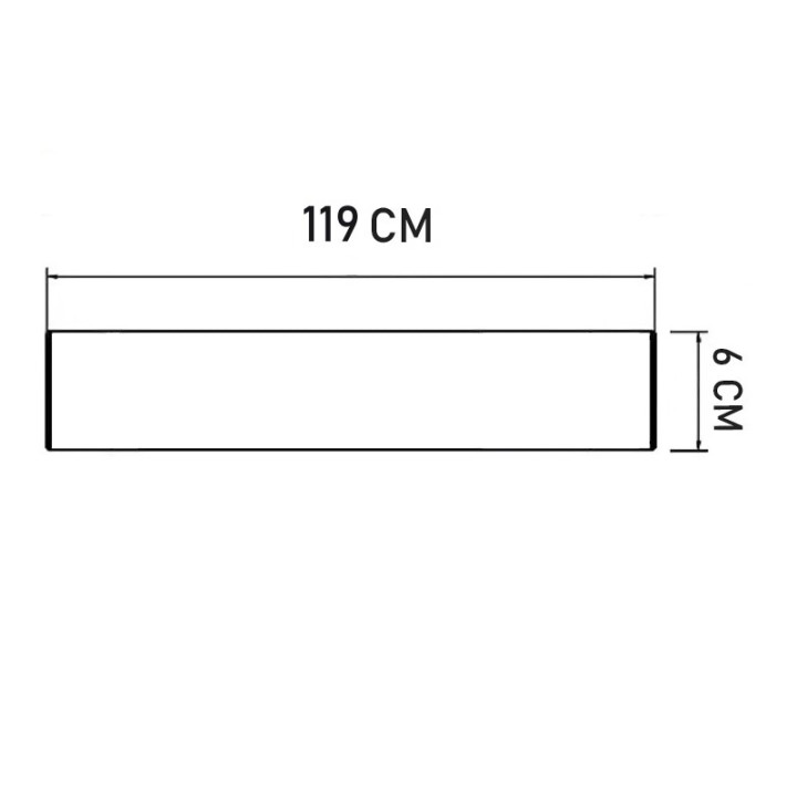 Réglette Linéaire LED 36W Noire – 120cm | CCT Couleur Sélectionnable | Éclairage Moderne