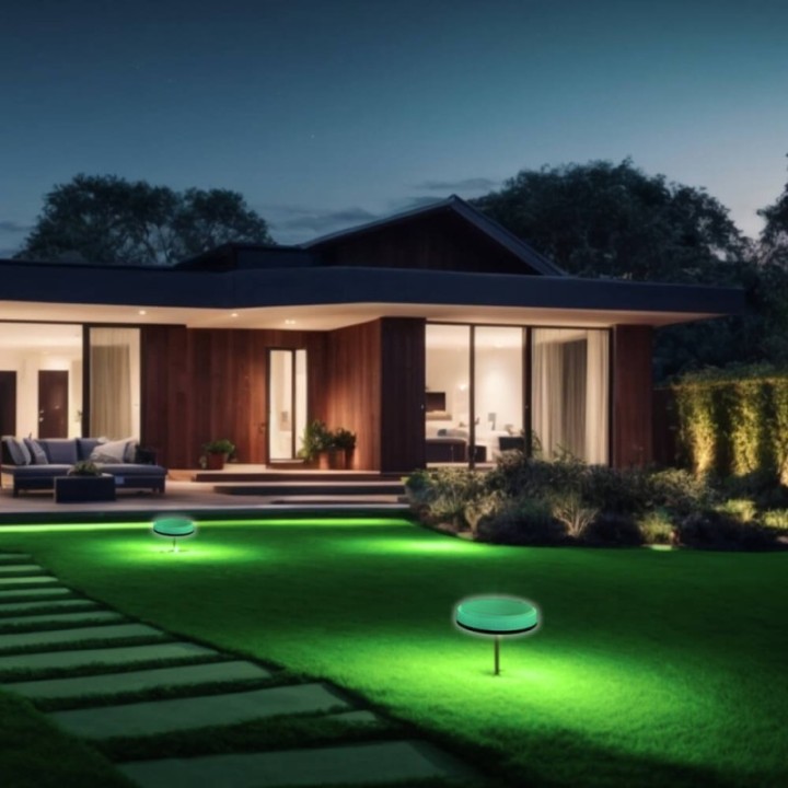 Piquet Solaire de Jardin LED - couileur RGB + CCT - Étanche IP65