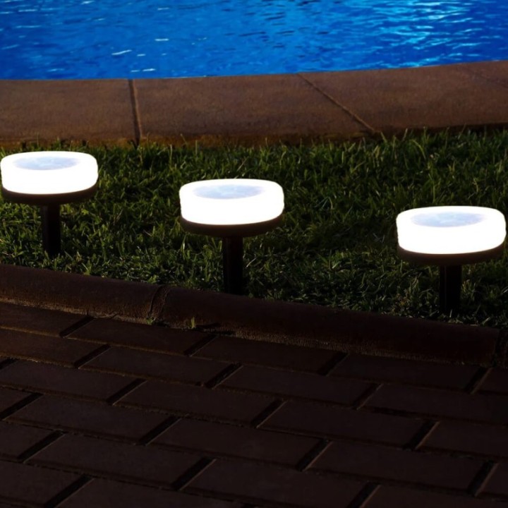 Piquet Solaire de Jardin LED - couileur RGB + CCT - Étanche IP65