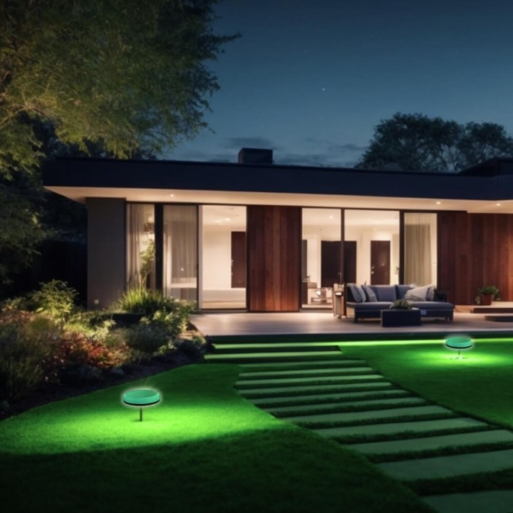 Piquet Solaire de Jardin LED - couileur RGB + CCT - Étanche IP65