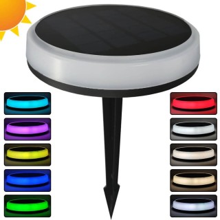 Piquet Solaire de Jardin LED - couileur RGB + CCT - Étanche IP65