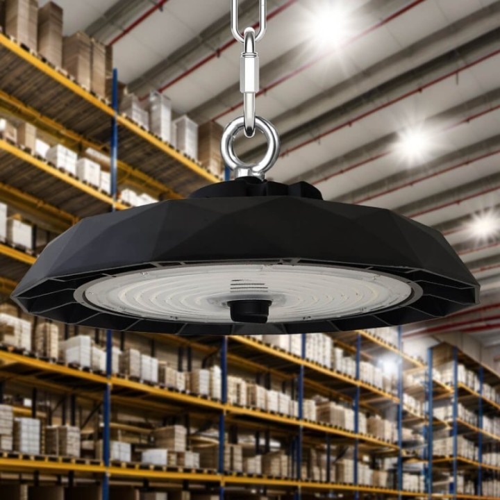 Cloche Industrielle LED UFO 200W-100W – SOSEN – 170 lm/W – IP65