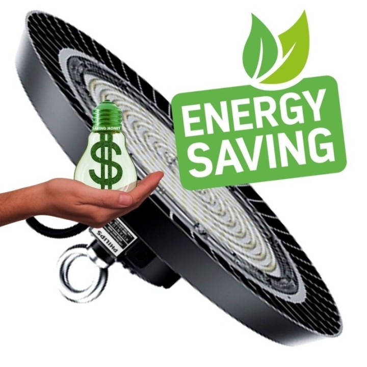 Cloche Industrielle LED 200W – Philips Xitanium – 170 lm/W – IP65