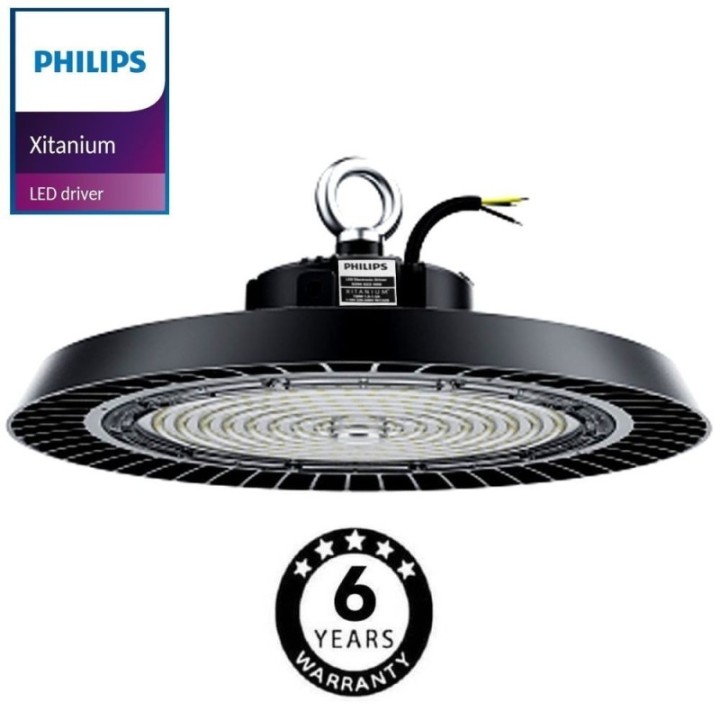Cloche Industrielle LED 200W – Philips Xitanium – 170 lm/W – IP65
