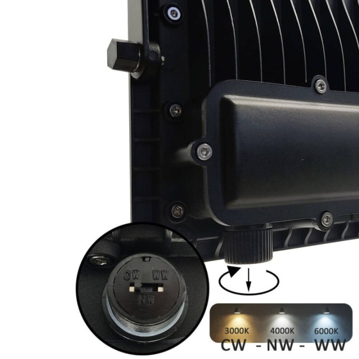 projecteur-led-100w-couleur-selectionnable-3000k-4000k-6000k