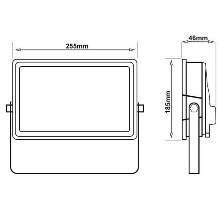schema-taille-projo-led-etanche-lumiled