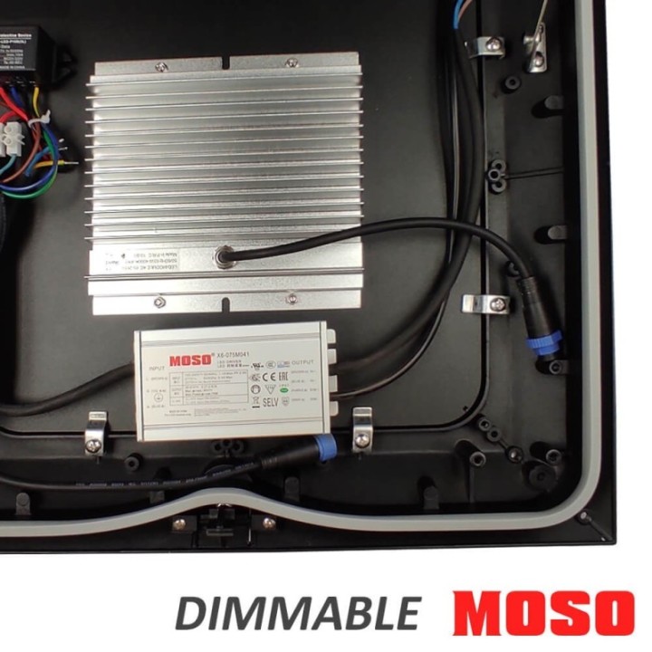 Réverbère LED Design Moderne 65W | Aluminium | Éclairage Extérieur