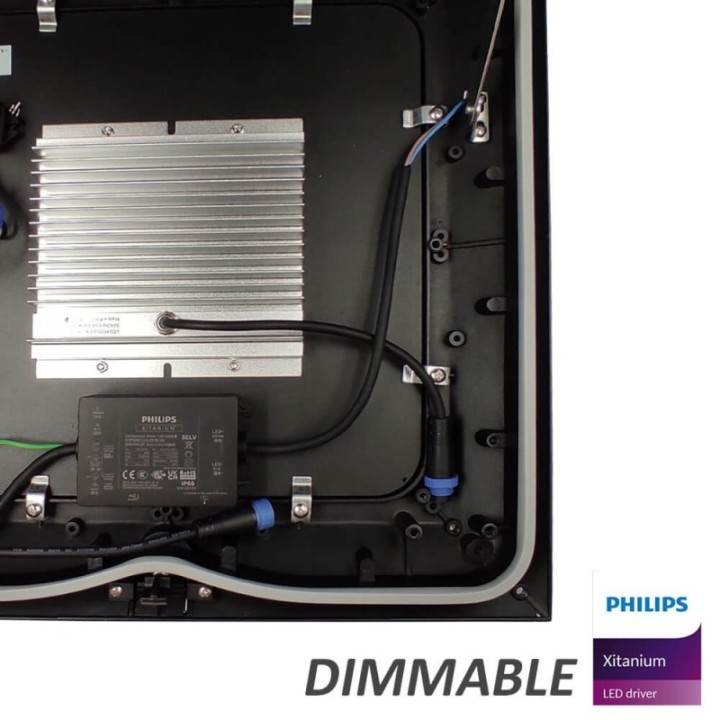 Réverbère LED Design Moderne 65W | Aluminium | Éclairage Extérieur