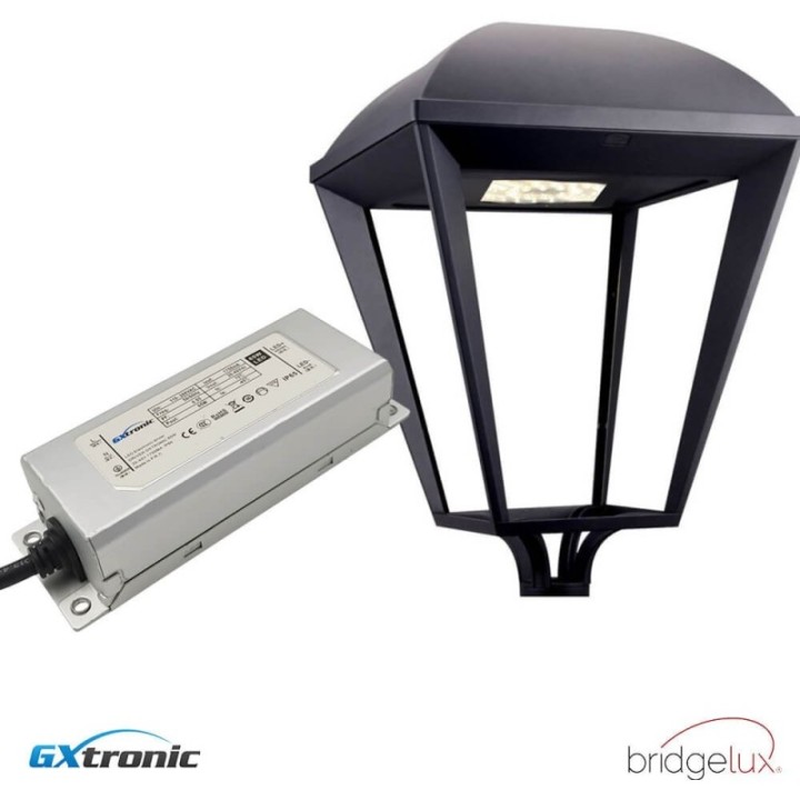 Réverbère LED Design Moderne 65W | Aluminium | Éclairage Extérieur