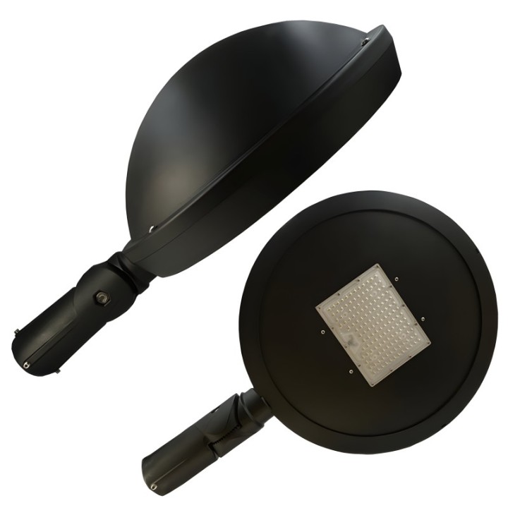 Réverbère LED 65W avec Bras Articulé |Demi dome| Éclairage Extérieur