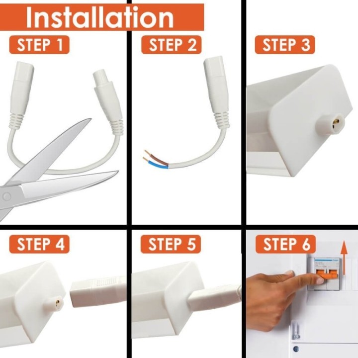 Réglette LED Linéaire 120 cm 40W OSRAM | Éclairage Atelier & Garage