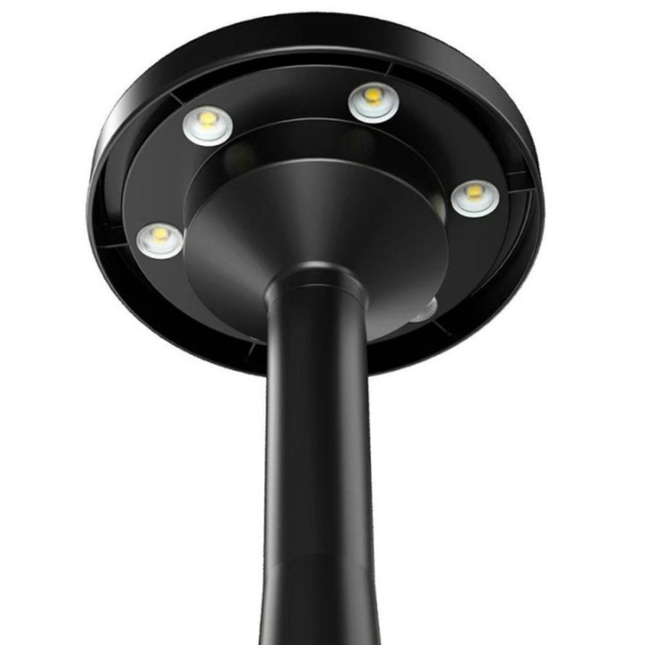 Piquet solaire LED de jardin IP65 – Lumière CCT sélectionnable – 4 modes – Montage mural ou au sol