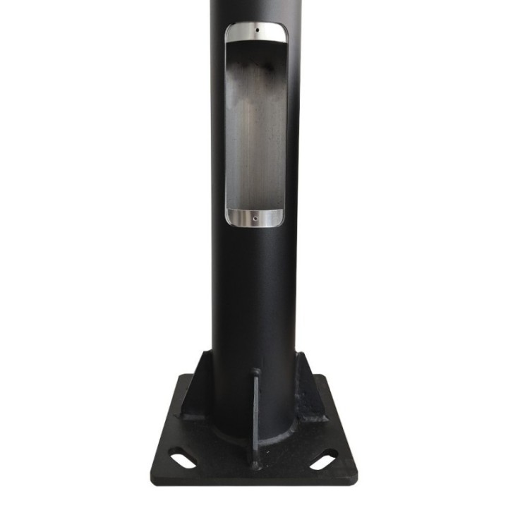 Colonne  4 mètres Aluminium Télescopique noire - TRANSPORT FACILE