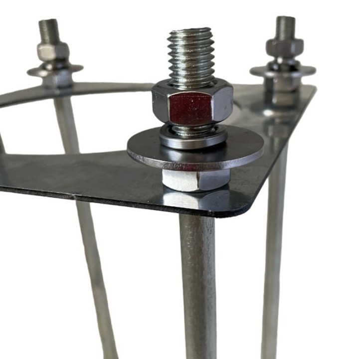 Colonne  4 mètres Aluminium Télescopique noire - TRANSPORT FACILE