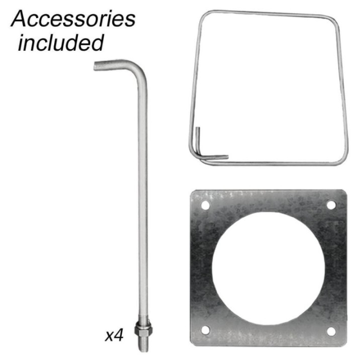 Colonne  4 mètres Aluminium Télescopique noire - TRANSPORT FACILE
