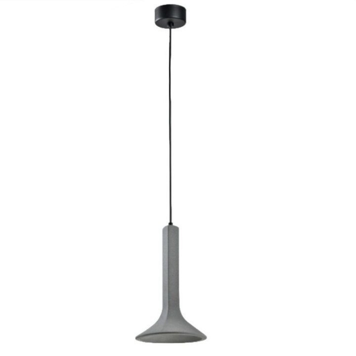 Lampe Suspendue en Béton Gris E14 | Design Industriel et Élégant