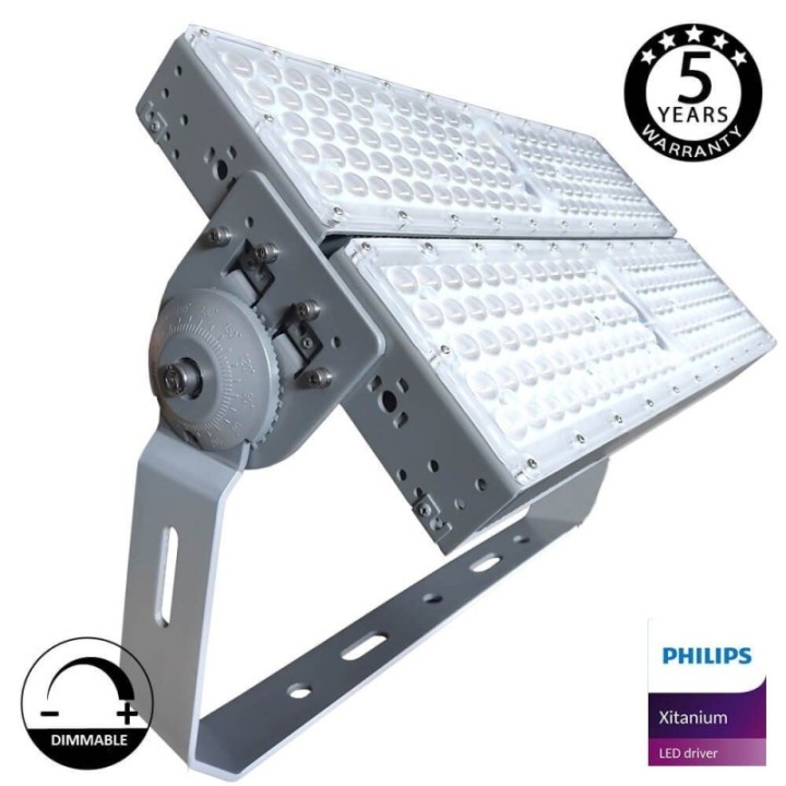 Projecteur LED 600W Philips Xitanium DIM 1-10V | 220Lm/W | Flicker Free | Éclairage Professionnel
