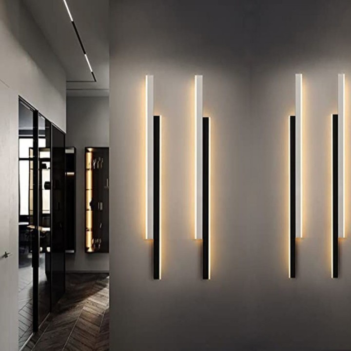 Lampe Linéaire LED 72W 2m Noire | UGR17 | Suspension ou Surface | Éclairage Professionnel