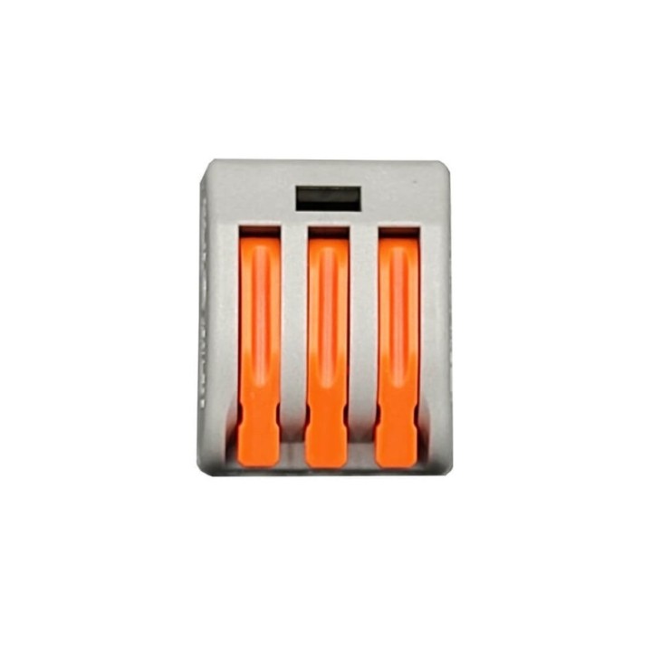 Connecteur Rapide - 3 entrées pour câble électrique - 0.08-4mm²