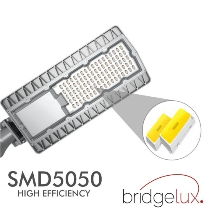 Réverbère LED 150W – Puce Bridgelux – 150lm/W – IP66