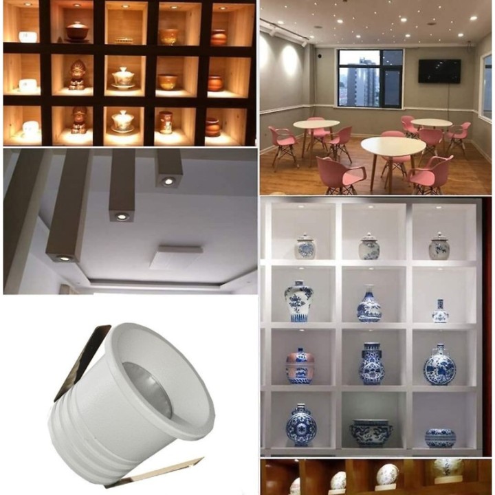 Mini spot LED 5 Watts - Blanc - balisage - UGR13