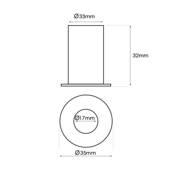 Mini spot LED 5 Watts - Blanc - balisage - UGR13