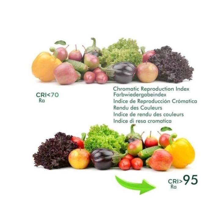 Mini spot LED 6W Chrome noir - Bridgelux - 40° - UGR11- CCT