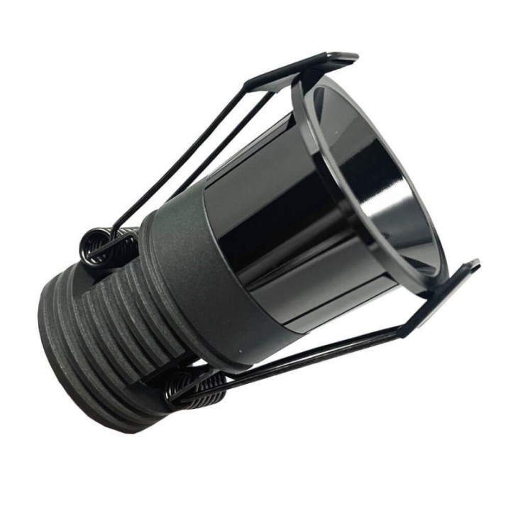 Mini spot LED 6W Chrome noir - Bridgelux - 40° - UGR11- CCT