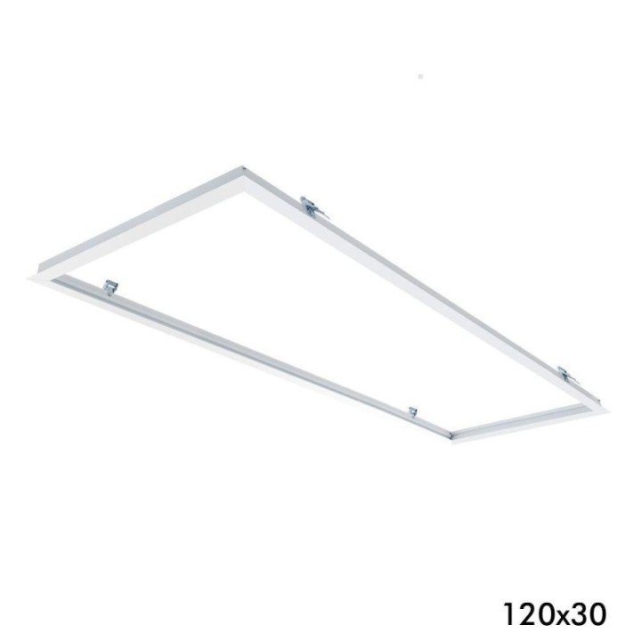 Cadre Encastré pour Panneaux LED 30x120 cm | Installation Facile & Finition Élégante