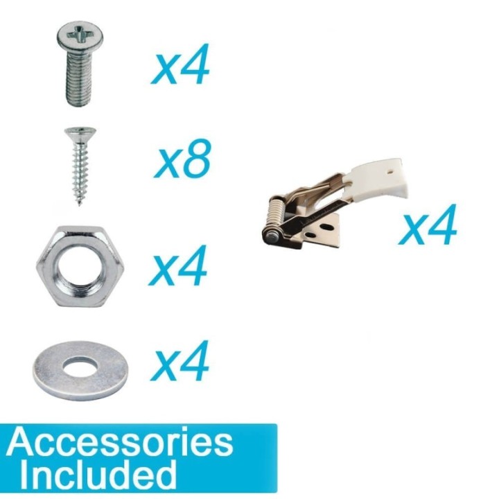 Cadre Encastré pour Panneaux LED 30x60 cm | Installation Rapide & Finition Discrète