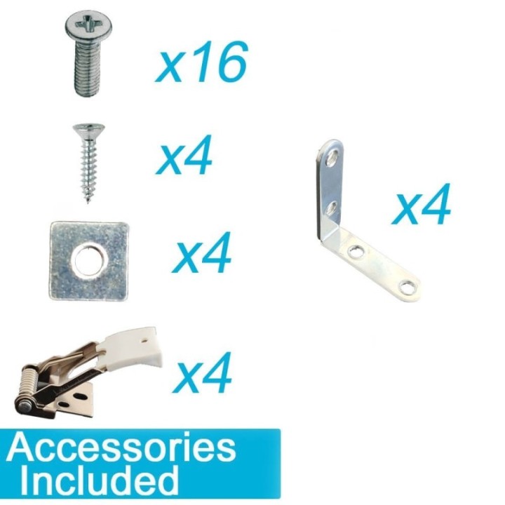 Cadre Encastré pour Panneaux LED 60x60 cm | Installation Facile & Design Élégant