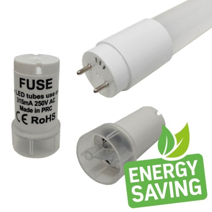 Packs de 10 Tubes LED 25W 150cm T8 Verre – Ultra lumineux 4250Lm, 170 lm/W