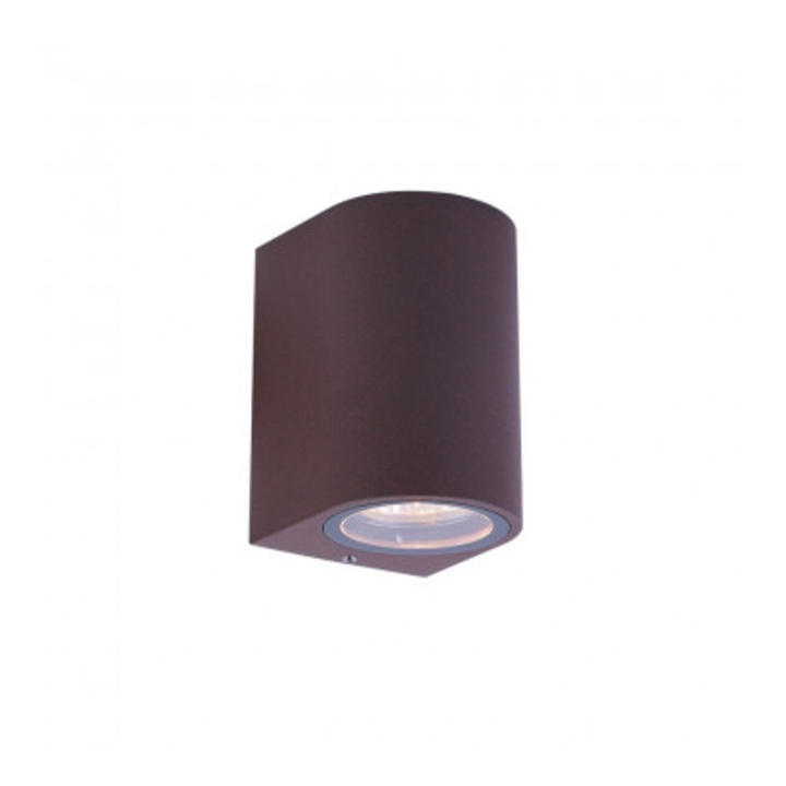 Applique murale LED marron - IP65 – GU10 – faisceau unique –
