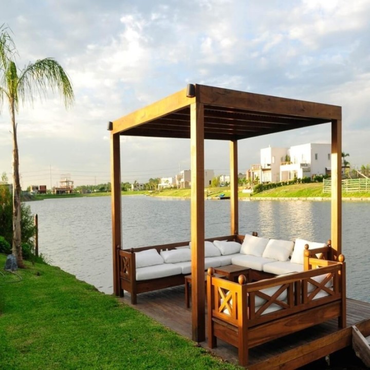 Applique murale LED extérieure IP65 – Aluminium et verre – Douille GU10