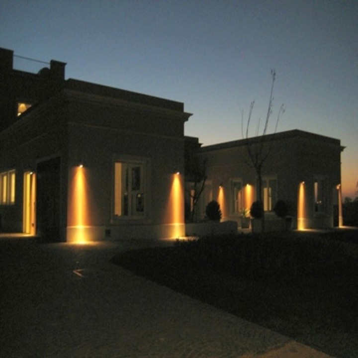 Applique murale LED extérieure IP65 – Aluminium et verre – Douille GU10