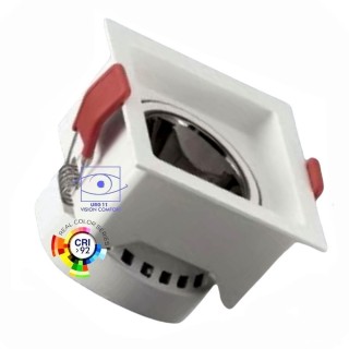 Spot LED carré Blanc 5W - 8W -12W  - ajustable - CCT- CRI+92