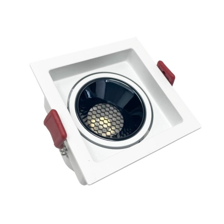 Spot LED carré Blanc 5W - 8W -12W  - ajustable - CCT- CRI+92