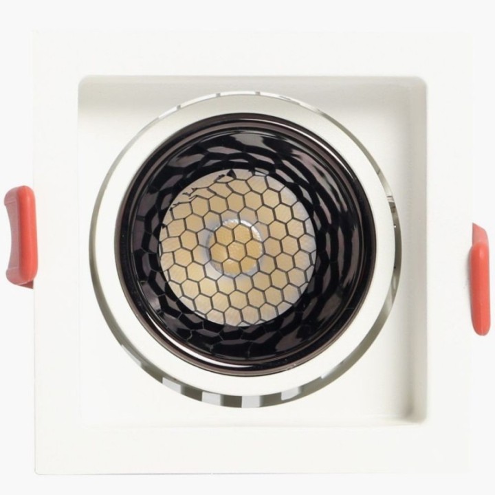 Spot LED carré Blanc 5W - 8W -12W  - ajustable - CCT- CRI+92