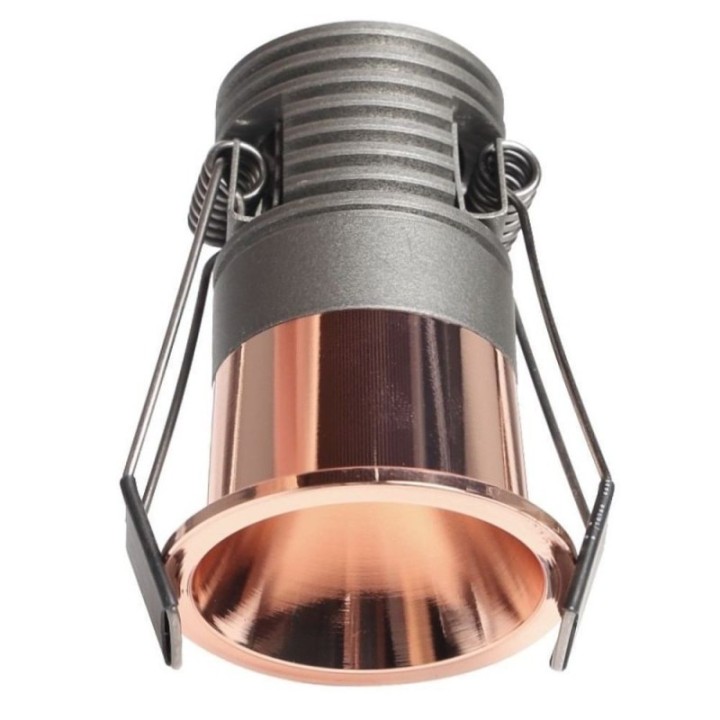 Mini spot LED 5W Cuivré - Bridgelux - 40° - UGR11 - CCT